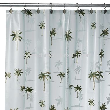 Kauai EVA Vinyl Shower Curtain