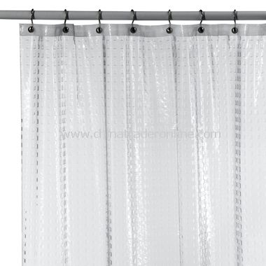 Metro Clear Vinyl Shower Curtain