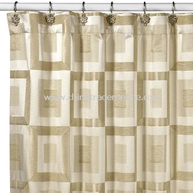 Metro Ivory Shower Curtain by Croscill