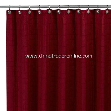 Parachute Red Fabric Shower Curtain