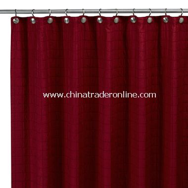 Parachute Red Fabric Shower Curtain from China