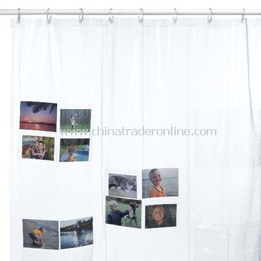 Shower Pics Vinyl Shower Curtain from China