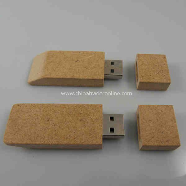 USB flash drive has recycled paper casing from China