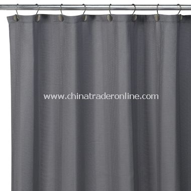 Weston Fabric Shower Curtain - Pewter from China