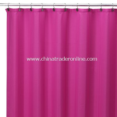 Weston Fuschia Fabric Shower Curtain