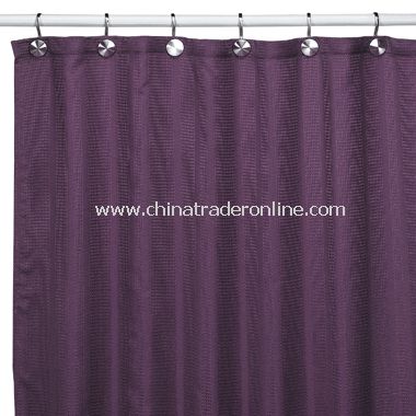 Weston Purple Fabric Shower Curtain