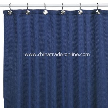 Weston Royal Blue Fabric Shower Curtain from China