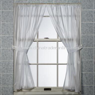 Romana Taupe Bathroom Window Curtains, 100% Cotton,Weston Bathroom ...