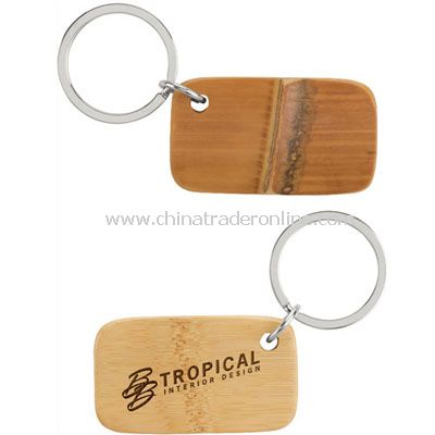 Cadeau Bamboo Keychain from China