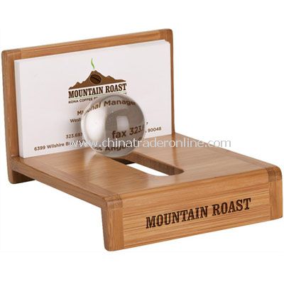 Globe Business Card Holder