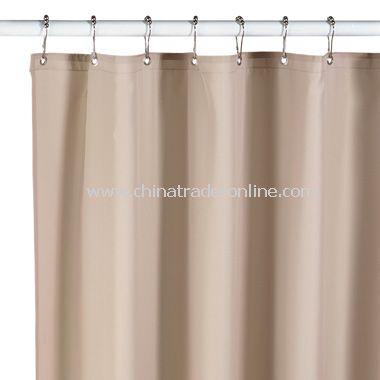 Hotel Linen Fabric Shower Curtain Liner from China