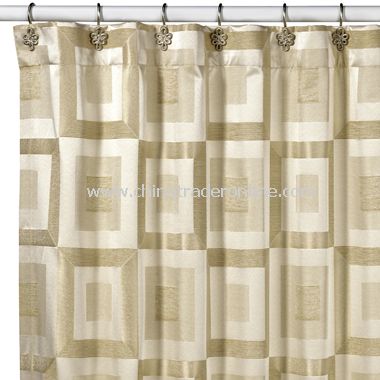 Metro Ivory Shower Curtain by Croscill from China