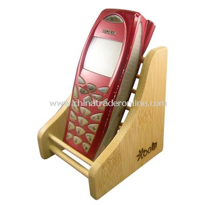 Organic Bamboo Cell Phone Holder from China