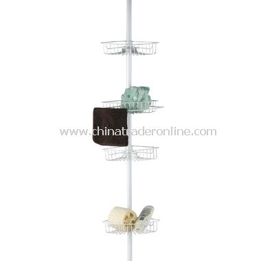 4-Shelf Tension Pole Shower Caddy