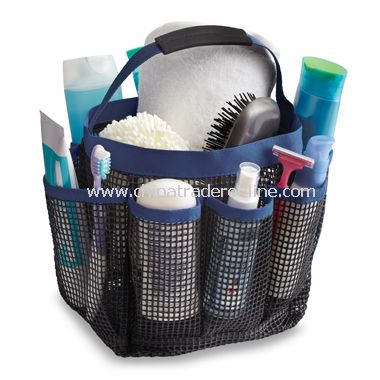 Mesh Shower Tote - Black