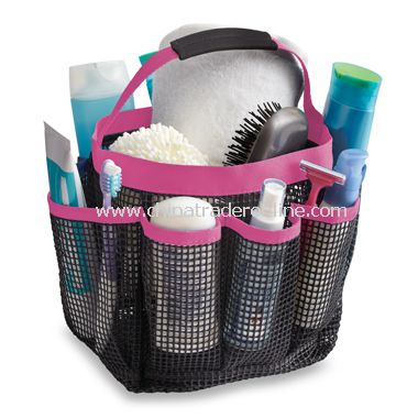 Mesh Shower Tote - Pink from China