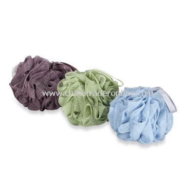 Paris Presents Mesh Bath Sponges (3-Pack) - Multicolor from China