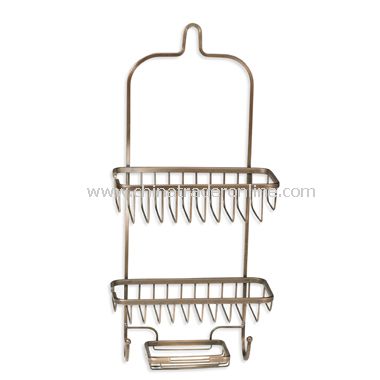 Regent Shower Caddy with Soap Dish and Towel Hooks