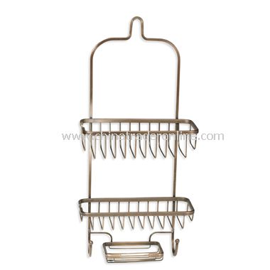 Regent Shower Caddy with Soap Dish and Towel Hooks from China