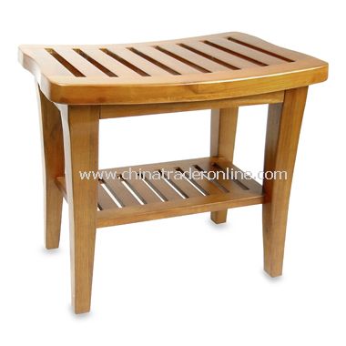 Teak Wood Shower Bench from China