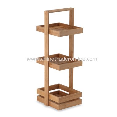 3-Tier Bamboo Caddy