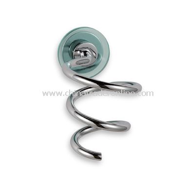 Spiral Holster for Hair Dryers - Chrome from China