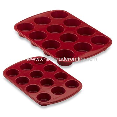 Silicone Non-Stick Muffin Pans from China