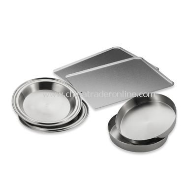 Stainless Steel 6-Piece Bakeware Set from China