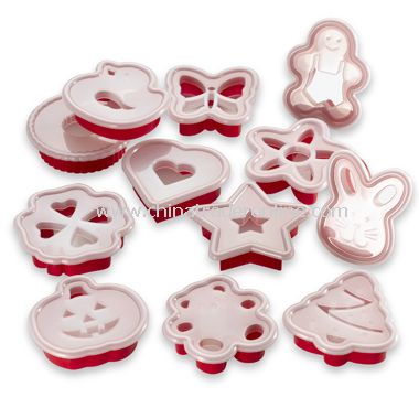 Bakers Cookie Cutter and Stencil Set from China