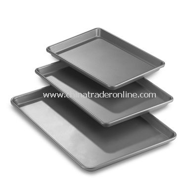 Chicago Metallic Professional 3-Piece Cookie/Jelly Roll Pans
