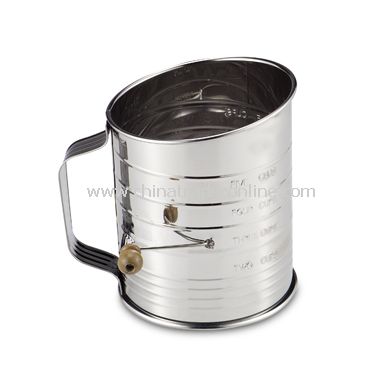 Mrs. Andersons Hand Crank 5-Cup Flour Sifter