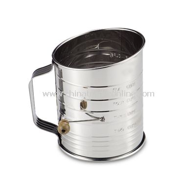 Mrs. Andersons Hand Crank 5-Cup Flour Sifter from China