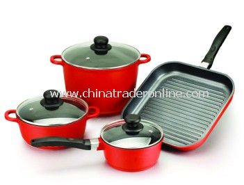 7pcs die cast aluminium cookware set