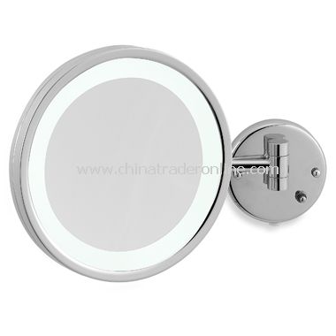 Jerdon 5X Chrome LED Wall Mount Mirror from China