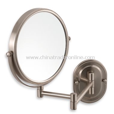 Jerdon 7X/1X Nickel Finished Wall Mount Mirror