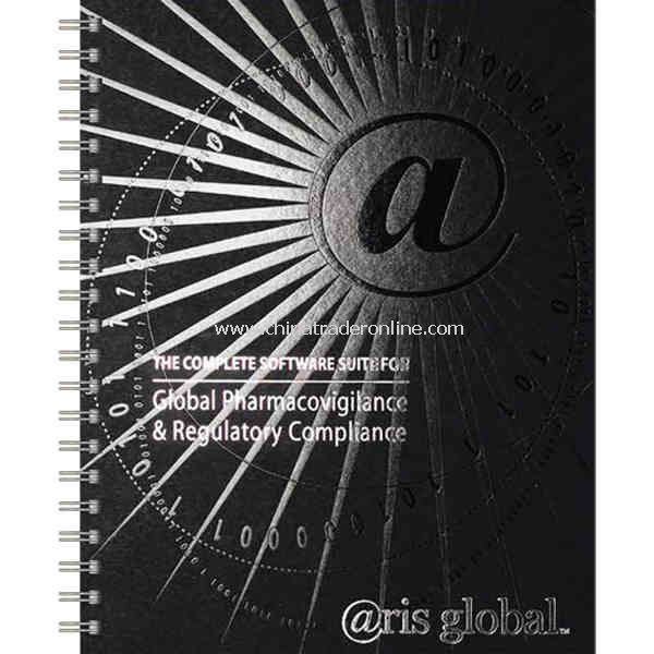 100 sheets - Large notebook journal with recycled cover from China