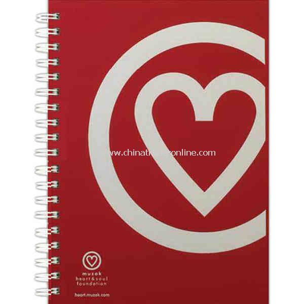 100 sheets - Medium notebook journal with recycled cover from China