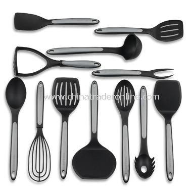 Calphalon Nylon Utensils with Grip Anywhere Handles