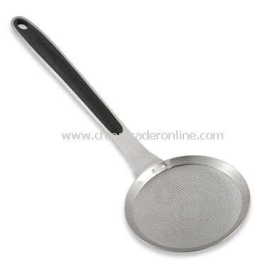 Calphalon Stainless Steel Skimmer with Grip Anywhere Handle