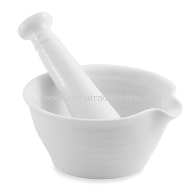 Sophie Conran White Mortar and Pestle for Portmeirion