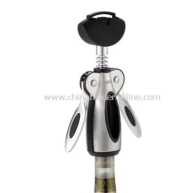 Winged Corkscrew with Removable Foil Cutter from China