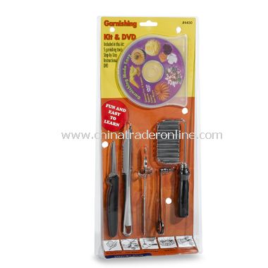 Garnishing 5-Piece Set with Instructional DVD