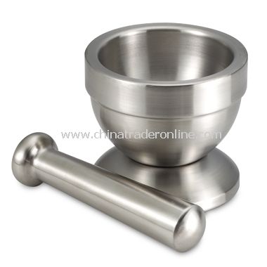 Stainless Steel Mortar and Pestle from China