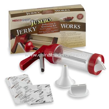 Jumbo Jerky Works Jerky Gun and Seasoning Kit