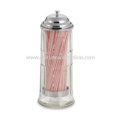 Straw Dispenser with Straws