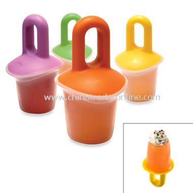 Volcano Ice Pop Molds (Set of 4), BPA Free from China