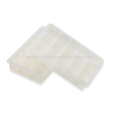 White Silicone Ice Cube Tray from China