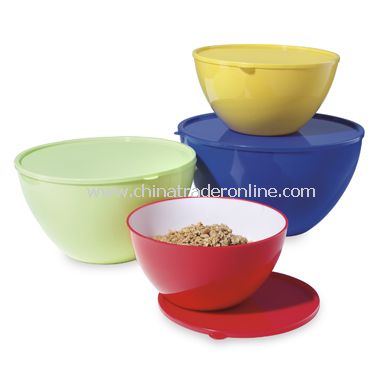 4-Piece Mixing Bowl Set with Lids from China