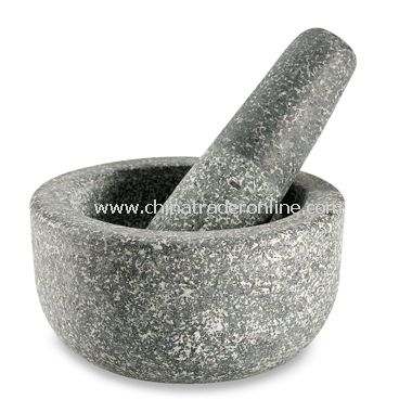 Fresco Granite Mortar & Pestle Bowl