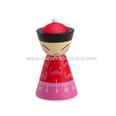 Mr. Chin Kitchen Timer by Alessi - Red